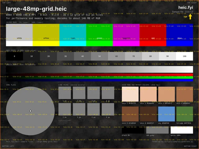 Preview of large-48mp-grid.heic: 48 MP image (16 × 12 grid)