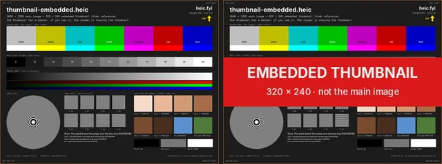 Preview of thumbnail-embedded.heic: Embedded thumbnail (with a twist)